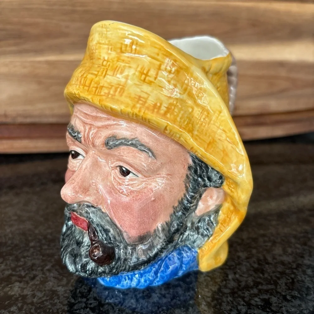 Handcrafted Fisherman Head Mug